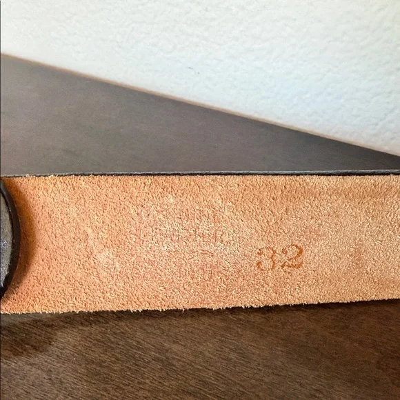 Guns N' Roses Leather Belt with Colorful Buckle - Size 32 - Picture 3 of 8